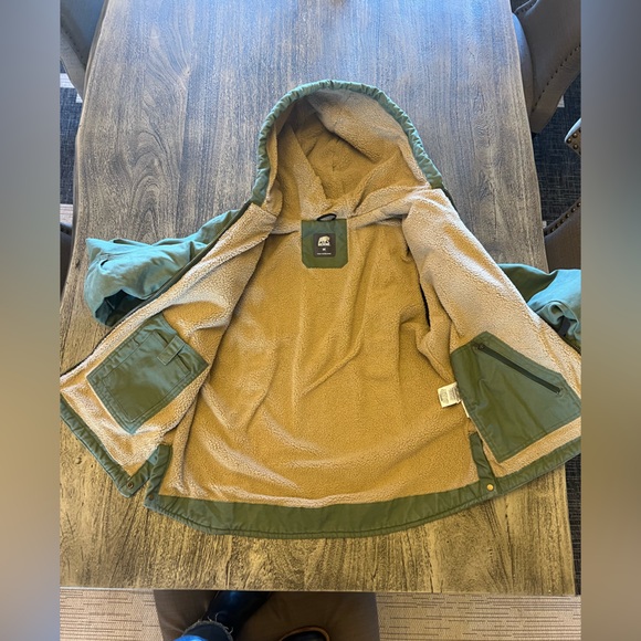 Berne Women's Sherpa-Lined Duck Hooded Jacket Medium - Picture 4 of 8